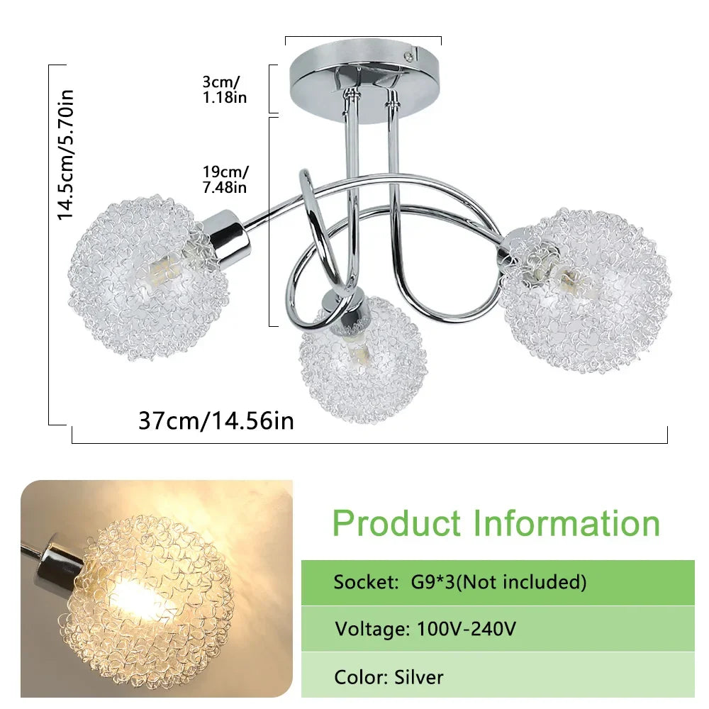 GLOBELUME – Lampada da soffitto sferica per un'illuminazione d'interni raffinata