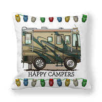 CAMPERLIVA – Owl Camping Cushion Cover for Cozy Outdoor Decor