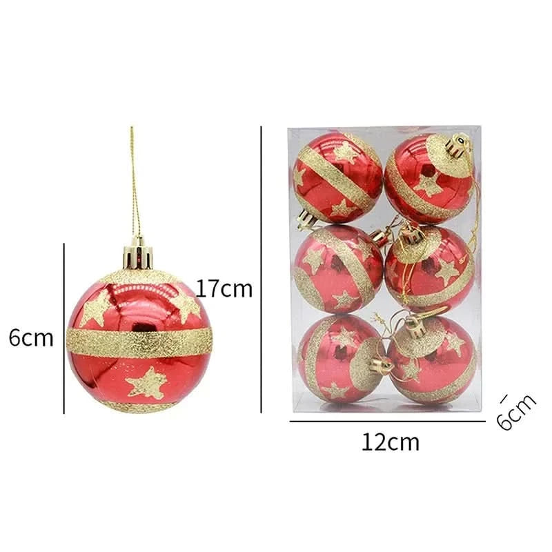 FLAKEORN – Christmas Table Baubles Set for Elegant Holiday Decor