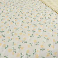 FLORABREEZE – Couverture estivale florale douce et respirante pour le confort
