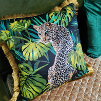 JUNGLELIVA – Housse de coussin rétro à motif animaux de la jungle pour décoration de canapé