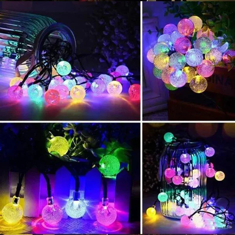 FAIRYNEST – Crystal Garland Lights for Garden & Patio Parties
