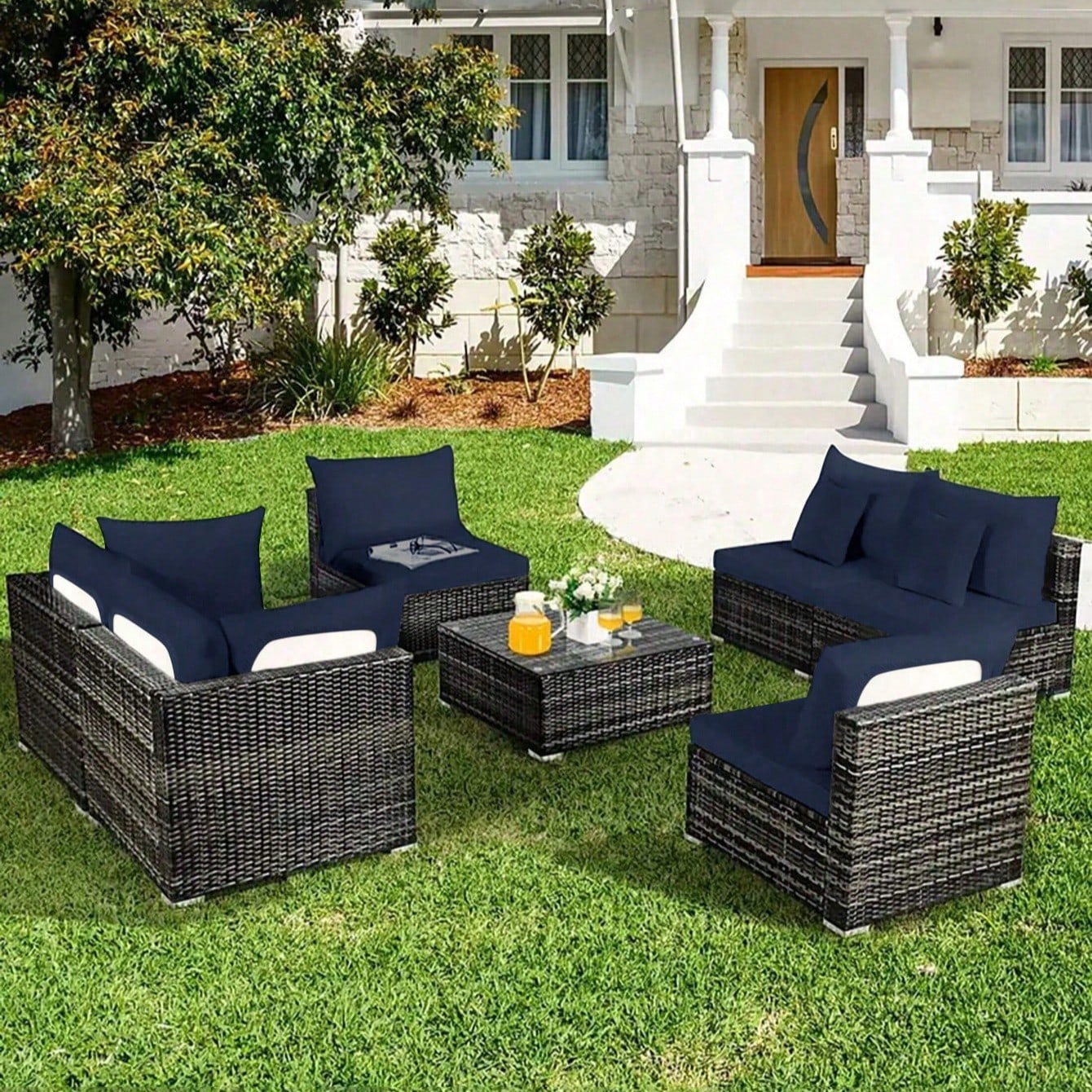 PALMFLOW – Non-Slip Cushion Covers for Patio Furniture Protection