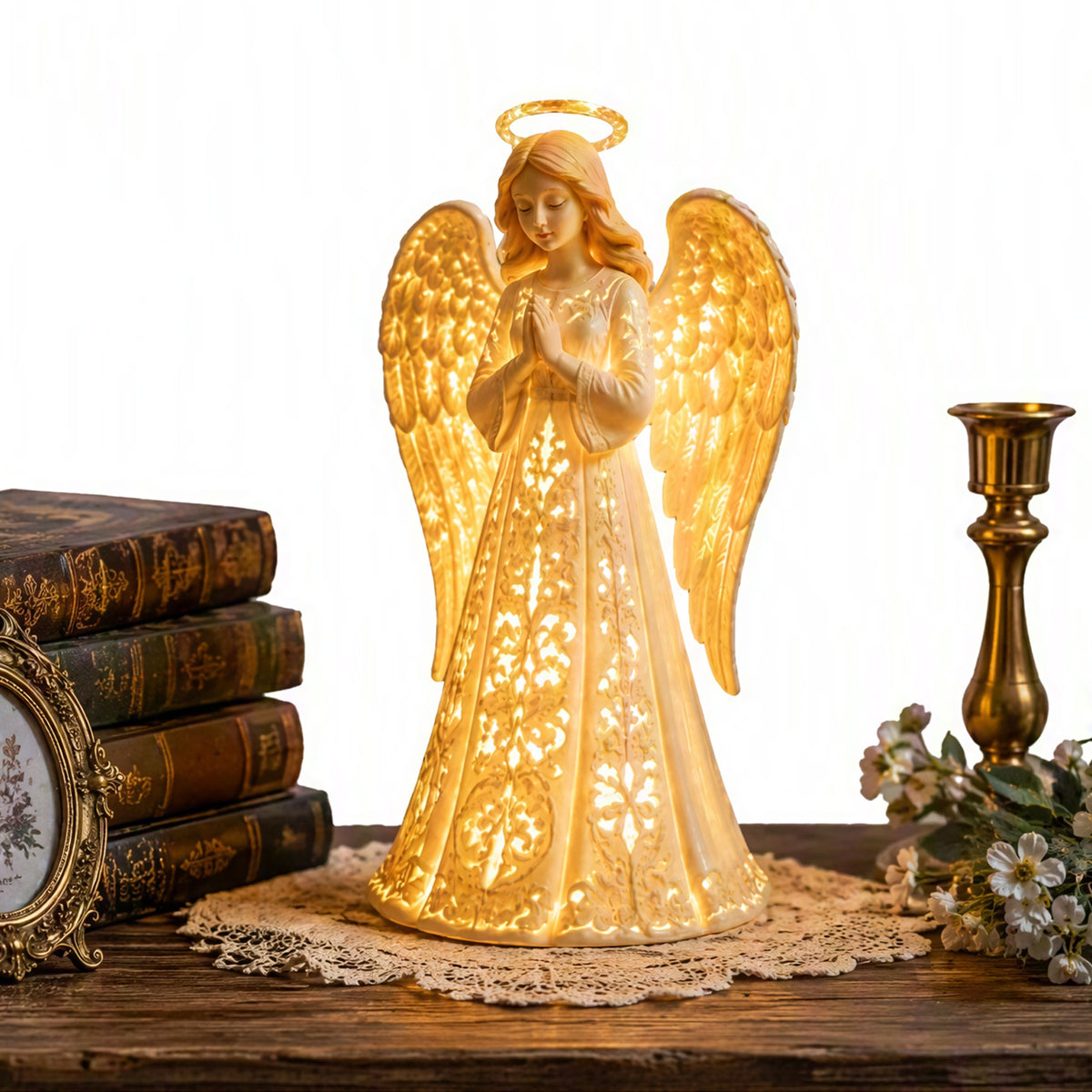 AURECHERIA – Glowing Christmas Angel for Magical Seasonal Displays