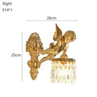 LUMICHERIX – Decorative Angel Wall Light for Timeless Home Elegance