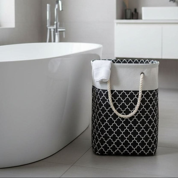 CARRYHAMPER – Grand panier à linge avec poignées confortables