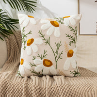 EMBROIDERLIVA – Housse de coussin brodée pour décoration cosy