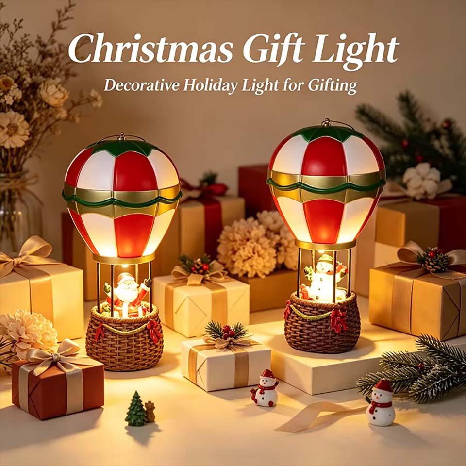 GLOWBALENIX – Lumière décorative LED en forme de ballon pour une ambiance hivernale magique