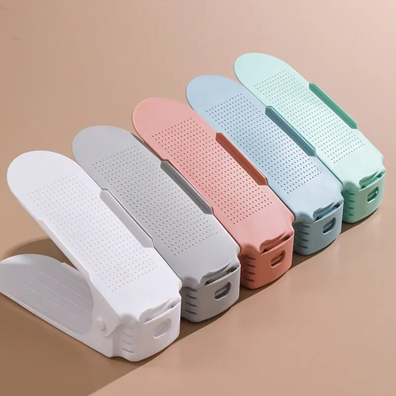 STACKSTEP – Adjustable Shoe Stacker Space-Saving Organizer Set