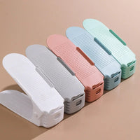 STACKSTEP – Adjustable Shoe Stacker Space-Saving Organizer Set