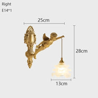 LUMICHERIX – Decorative Angel Wall Light for Timeless Home Elegance