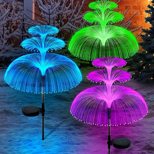 JELLYLIVA – Lumières solaires méduse pour décoration extérieure