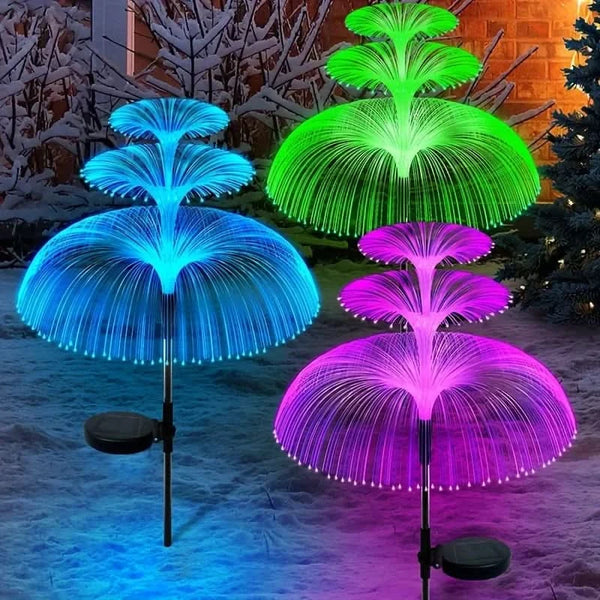 JELLYLIVA – Lumières solaires méduse pour décoration extérieure