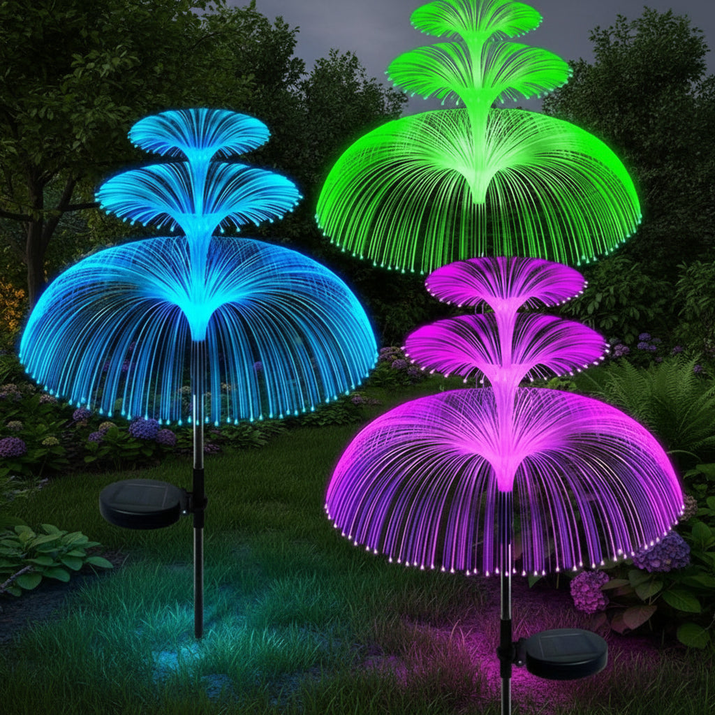 JELLYLIVA – Solar Jellyfish Garden Lights for Outdoor Decor