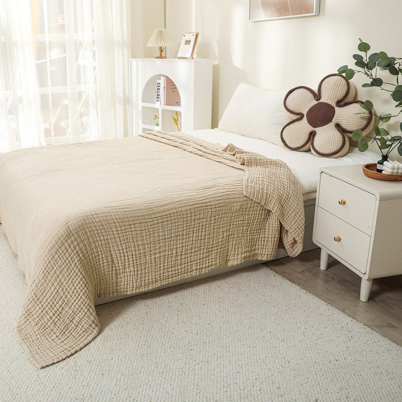 MUSLINOVA – Cotton Muslin Throw Blanket Lightweight Boho Comfort