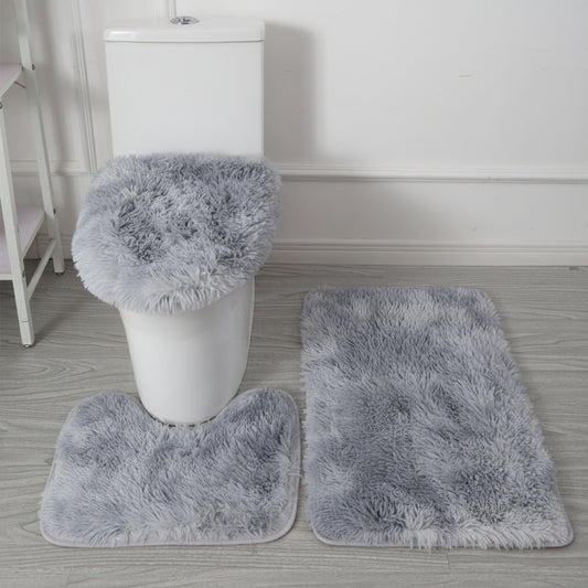SOFTLAVO – Toilet Cover & Bath Mat Set Elegant Style