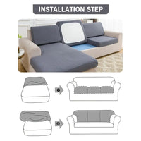 STRETCHFLOW – Thick Sofa Seat Cover Solid Color Comfort