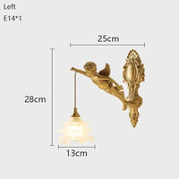 LUMICHERIX – Decorative Angel Wall Light for Timeless Home Elegance