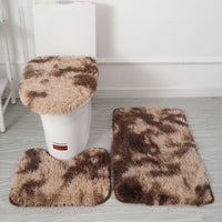 SOFTLAVO – Ensemble housse de toilette et tapis de bain style élégant