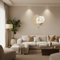CLOCKLUXE – Minimalist Wall Clock for Living Room & Bedroom