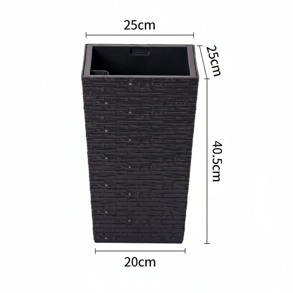 RATTANOVA – Outdoor Wicker Planter Set