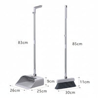 SWEEPFLOW – Compact Broom Dustpan Cleaning Set
