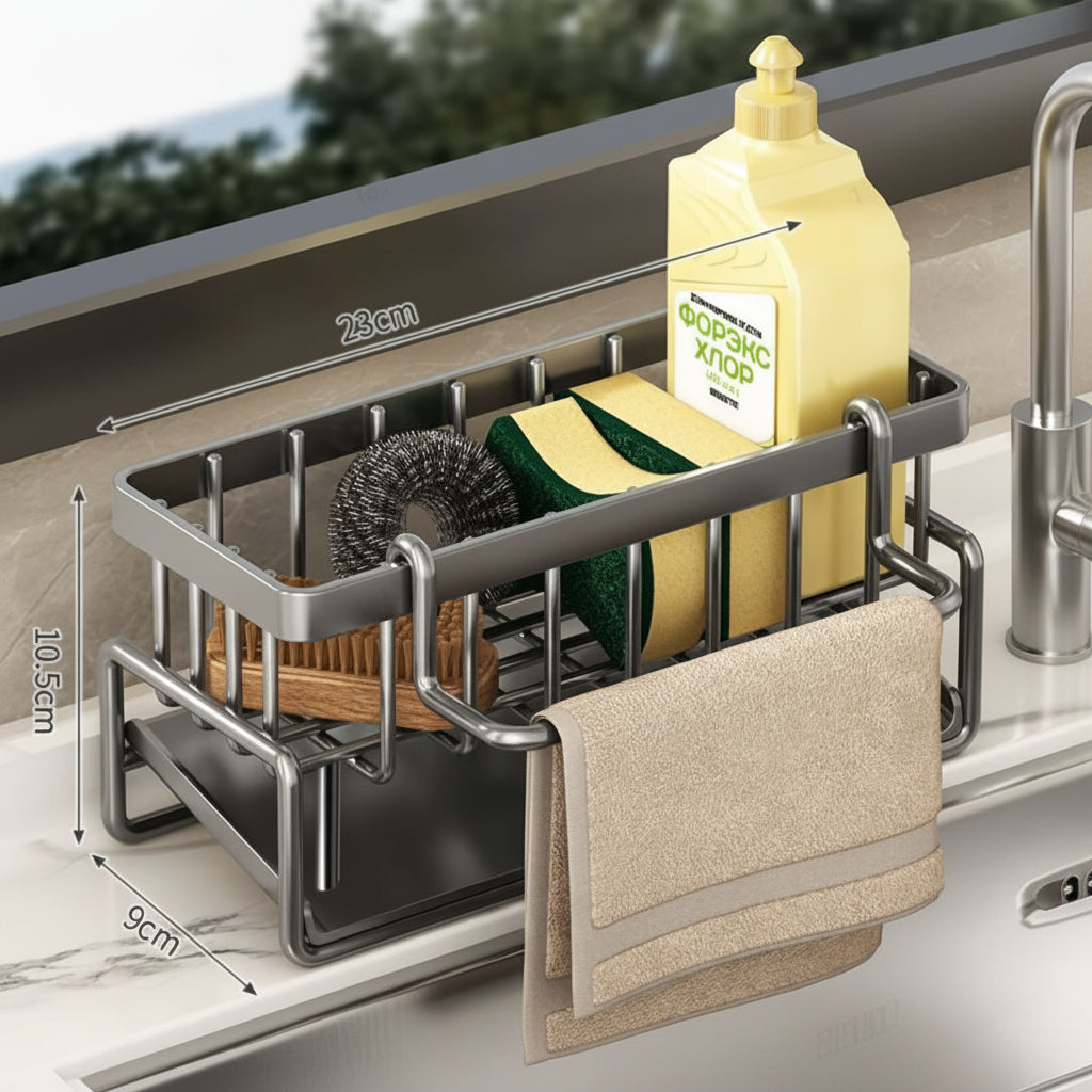 SINKFLOW – Plastic Kitchen Sink Organizer