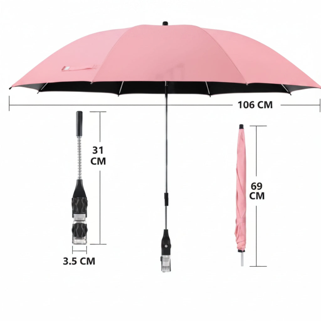 SUNCLIPSE – Adjustable Outdoor Sunshade Umbrella
