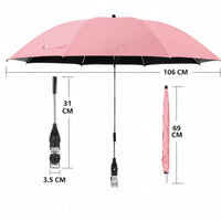 SUNCLIPSE – Adjustable Outdoor Sunshade Umbrella