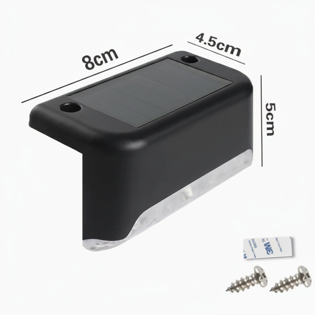 SOLARLIVA – Outdoor Solar LED Step Lights for Garden Decor