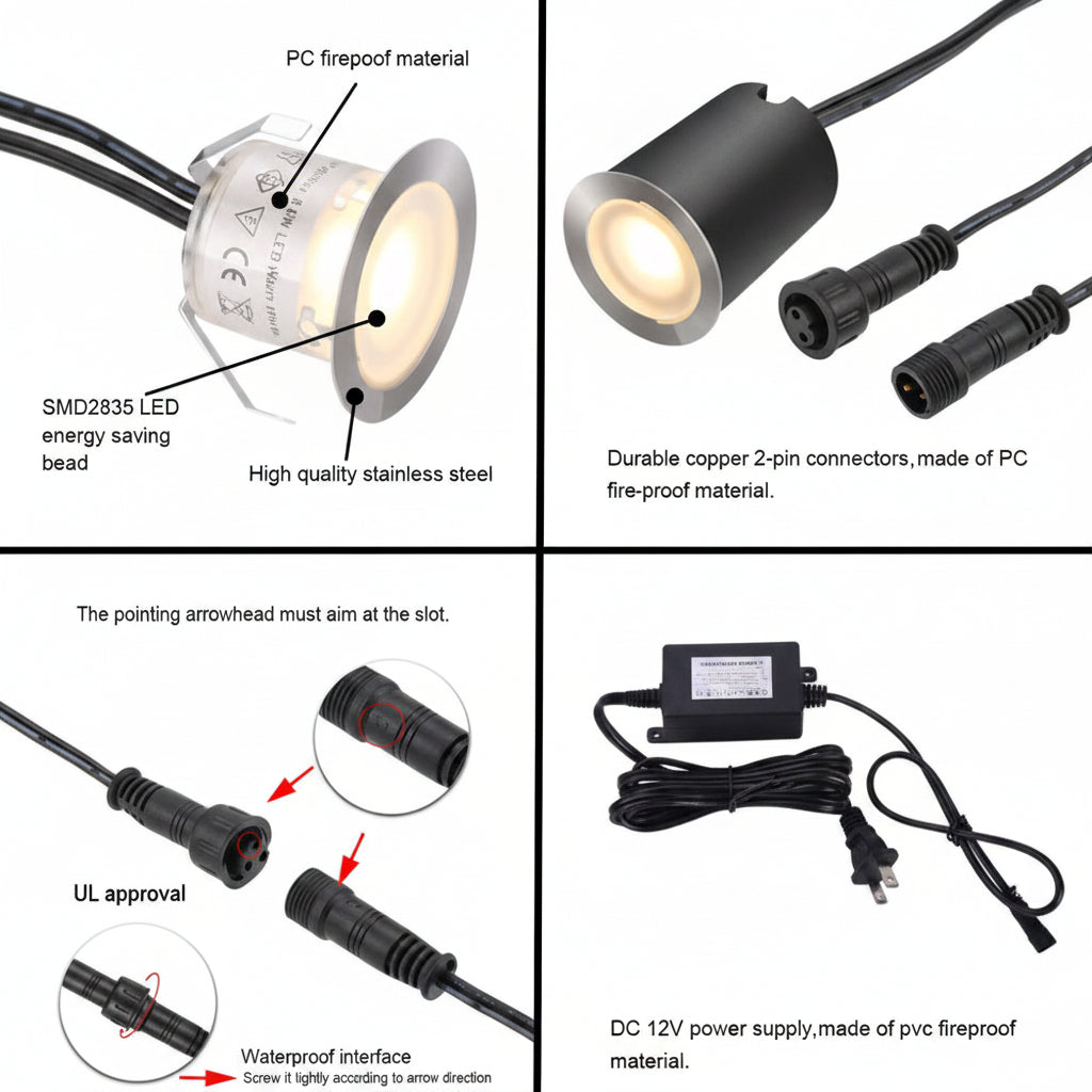 PAVERGLOW – In-Ground LED Lights for Deck & Pathways