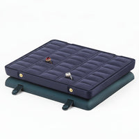 LUXENEST – Elegant Velvet Jewelry Case for Vanity Organization