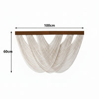 MACRAMELIVA – Minimalist Macrame Wall Hanging for Boho Decor