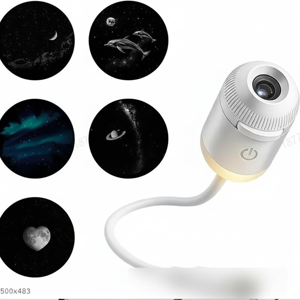HOLOLUME – Projecteur de veilleuse holographique pour des soirées sereines
