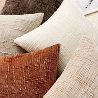 BAMVELORA – Bamboo-Textured Pillow Cover for Elegant Sofa Styling