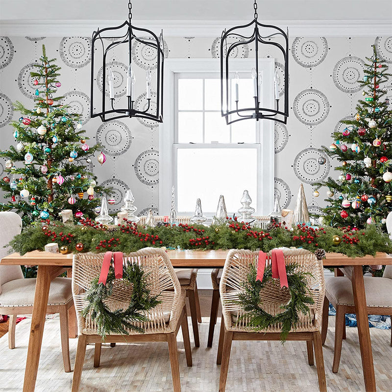 YULEDRAPE – Real-Touch Norfolk Pine Garland for Refined Christmas Styling