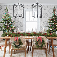 YULEDRAPE – Real-Touch Norfolk Pine Garland for Refined Christmas Styling