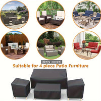WEATHERVAULT – 4-Piece Patio Furniture Protection Collection