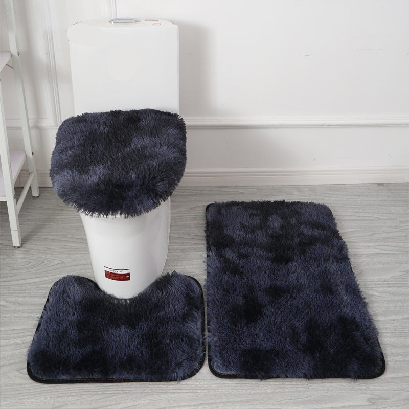 SOFTLAVO – Ensemble housse de toilette et tapis de bain style élégant
