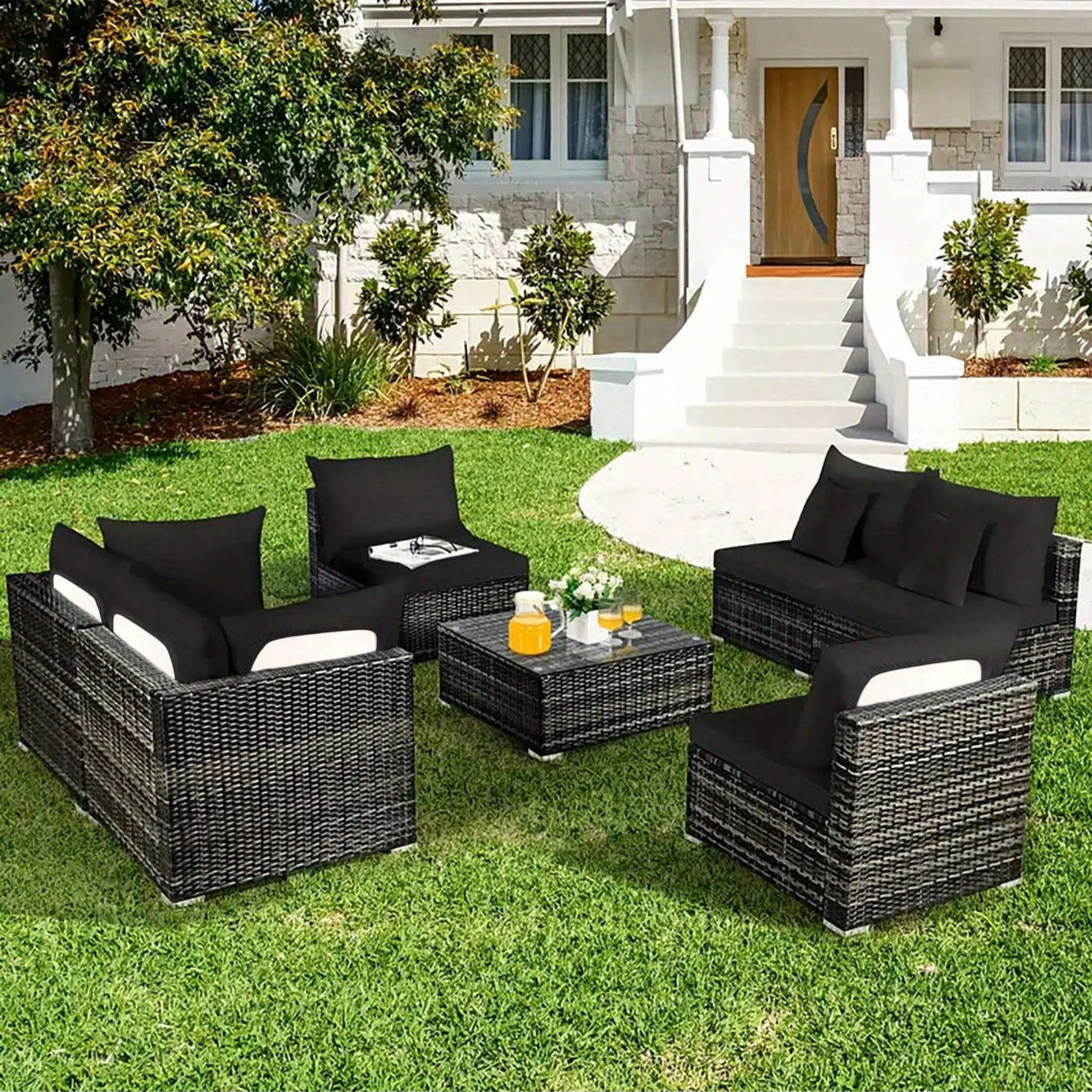 PALMFLOW – Non-Slip Cushion Covers for Patio Furniture Protection