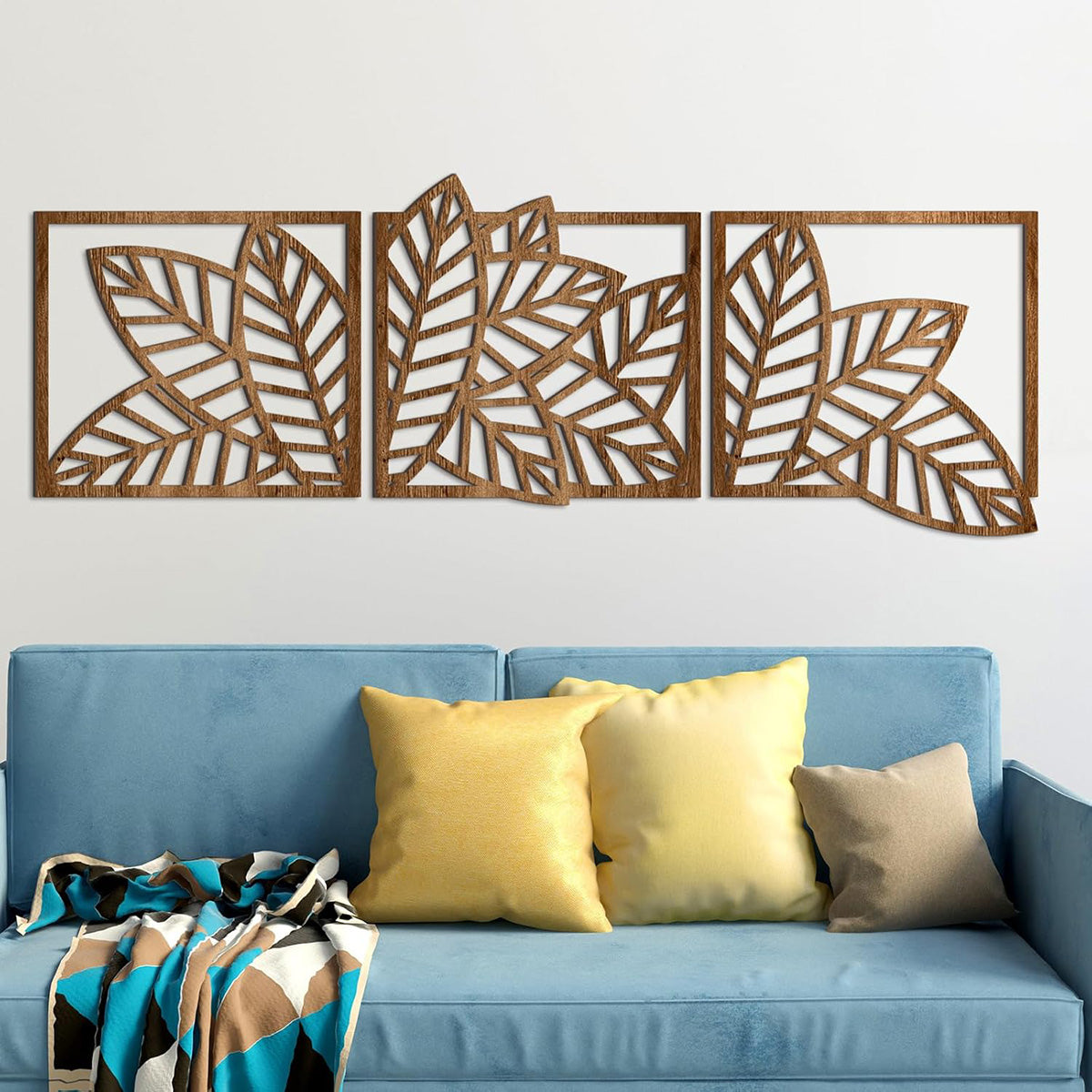 BOTANELLE – Decorative Leaf Wall Mirrors for Artistic Room Accents