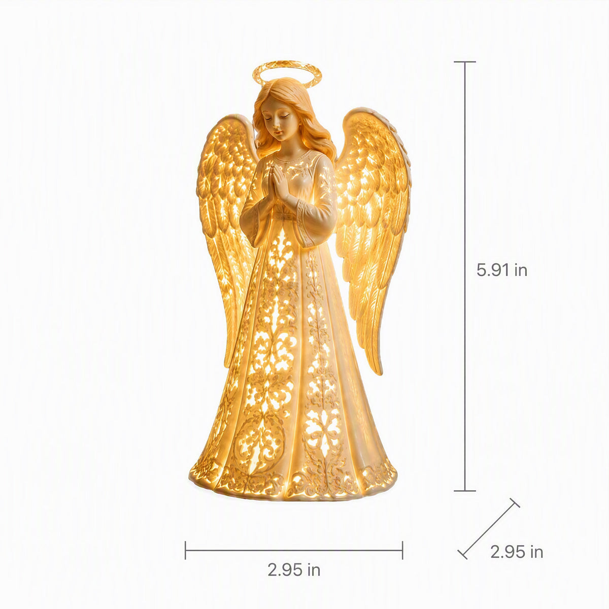 AURECHERIA – Glowing Christmas Angel for Magical Seasonal Displays