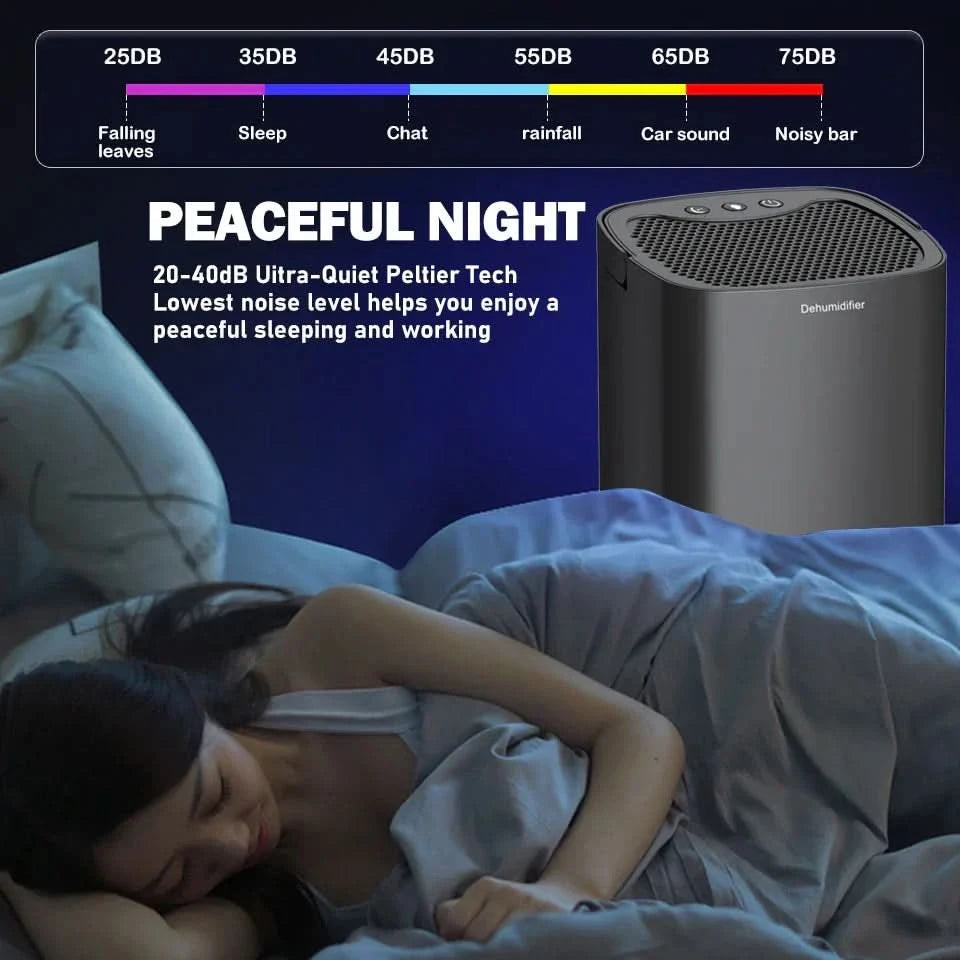 FRESHAURA – Déshumidificateur avec veilleuse pour des espaces de vie confortables