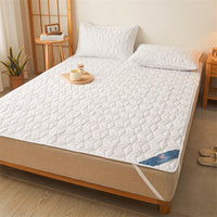 QUILTCLOUD – Waterproof Mattress Pad with Elastic Band Fit