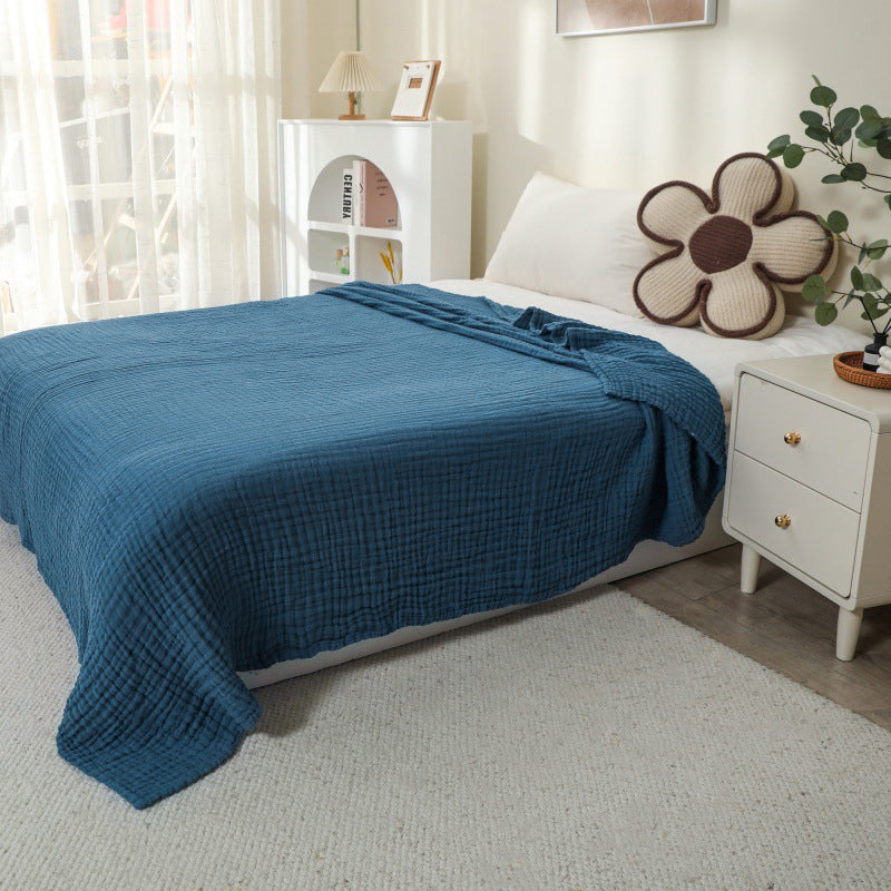 MUSLINOVA – Cotton Muslin Throw Blanket Lightweight Boho Comfort
