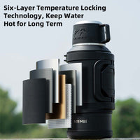 TRAVELTHERM – Cafetière isotherme pour aventures en plein air