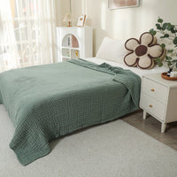 MUSLINOVA – Cotton Muslin Throw Blanket Lightweight Boho Comfort