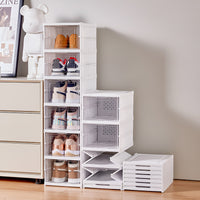 SHOECRATE – Transparent Shoe Organizer Cabinet Space Saver