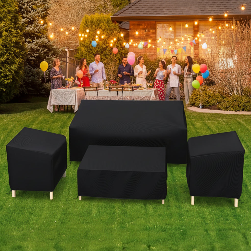 WEATHERVAULT – 4-Piece Patio Furniture Protection Collection