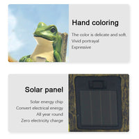 FROGLIVA – Lampe solaire grenouille pour décoration extérieure